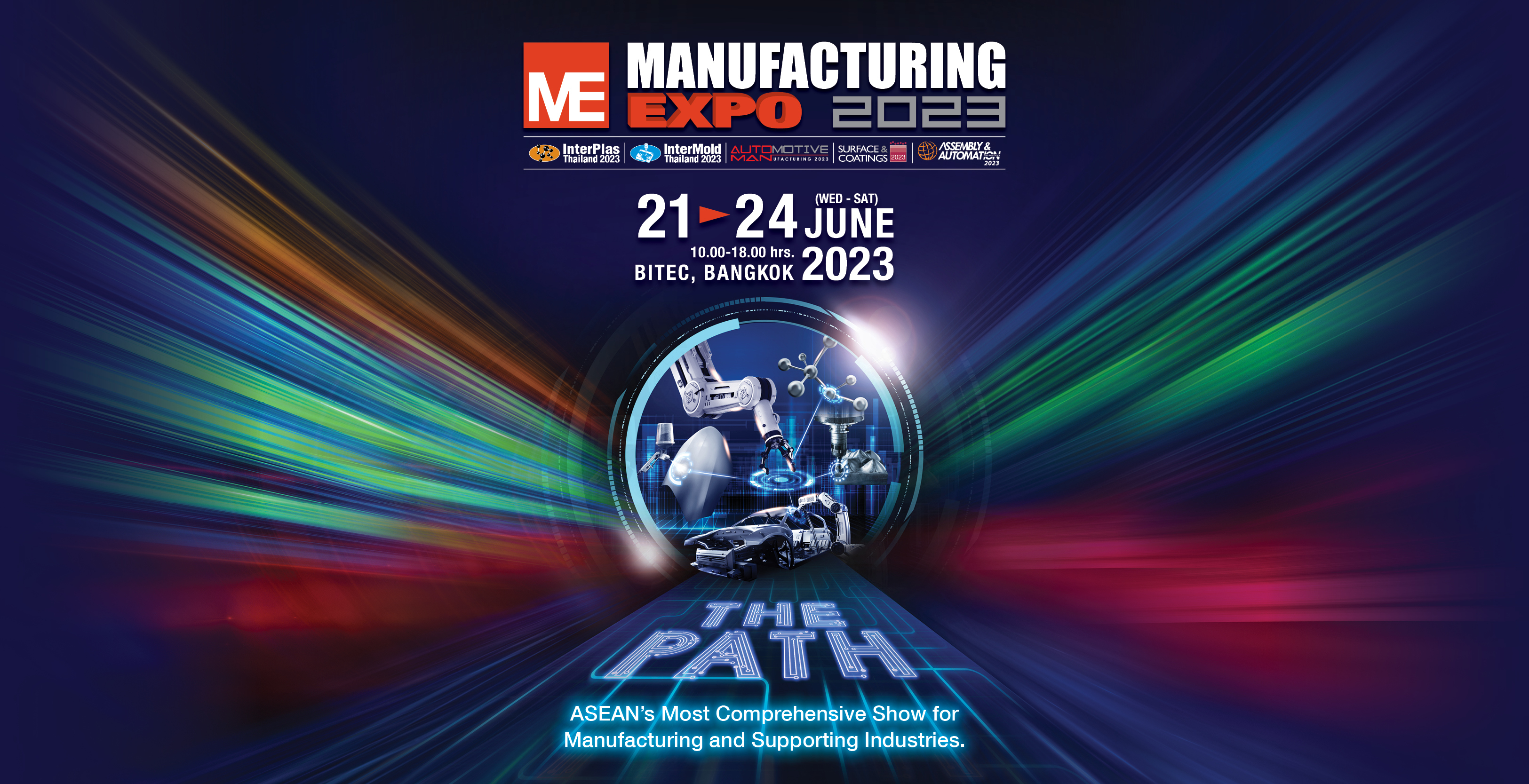 Manufacturing Expo 2023 มหกรรมเพื่ออุตสาหกรรมการผลิตและอุตสาหกรรมสนับสนุนที่ครบครันที่สุดในอาเซียน