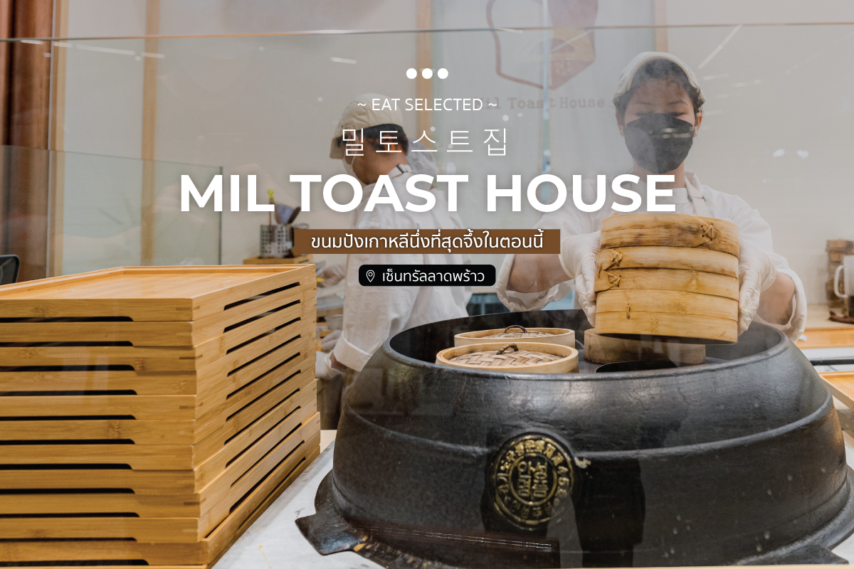 ขนมปังเกาหลีนึ่งที่สุดจึ้งในตอนนี้ Mil Toast house จากเกาหลี
