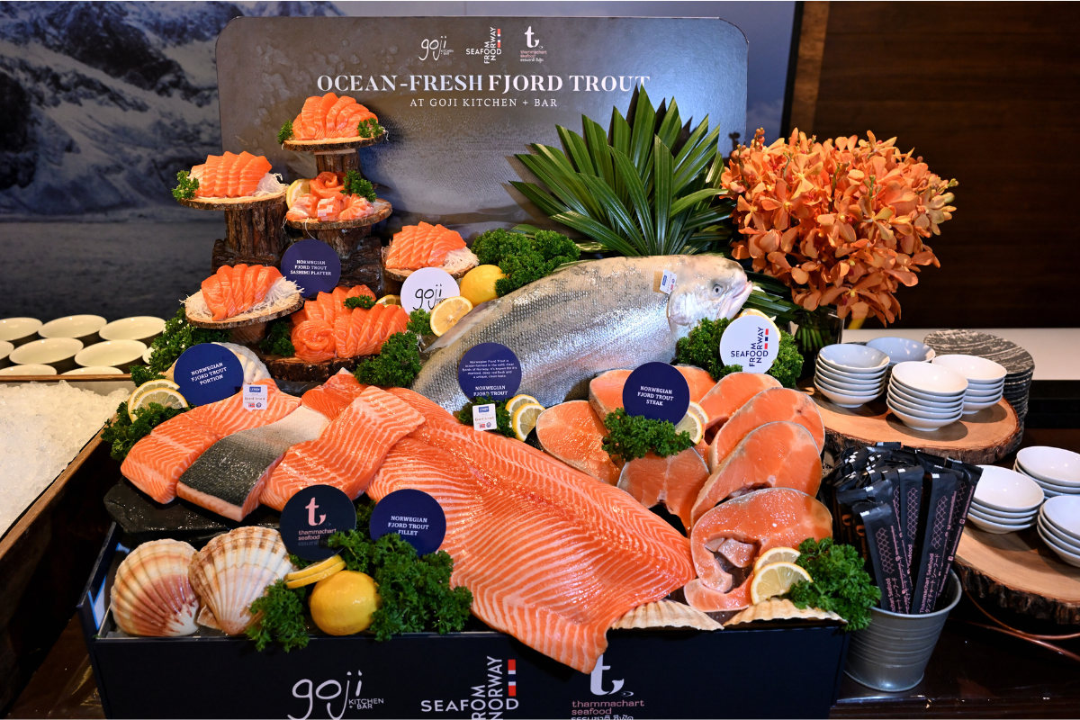 เปิดตัว “Ocean-fresh Flavor of Fjord Trout” ที่ห้องอาหารโกจิ คิทเช่น + บาร์