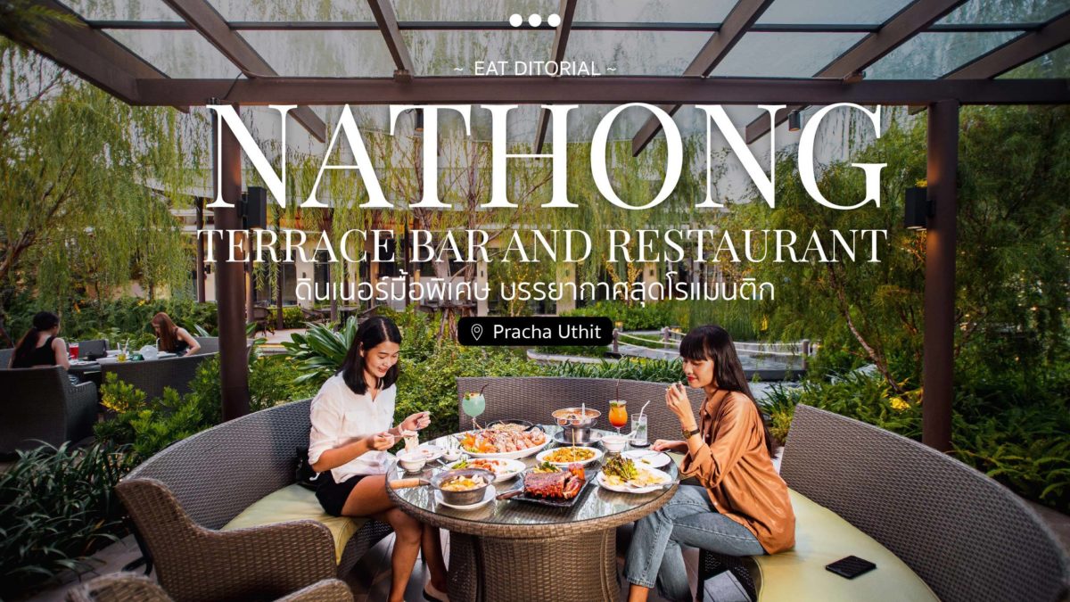 Nathong Terrace Bar and Restaurant ดินเนอร์มื้อพิเศษ บรรยากาศสุดโรแมนติก